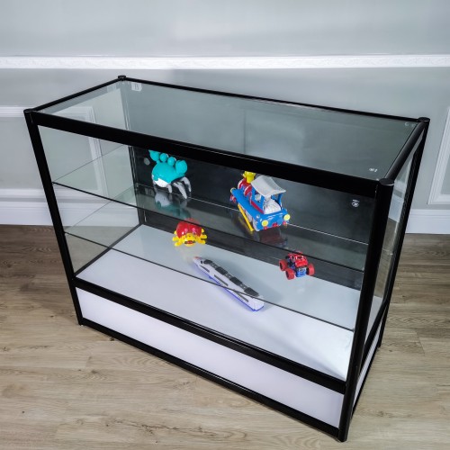 40X16.5X78 Glass Showcase Display Case with LED Lights 5-Tier Shelf F –  FixtureDisplays