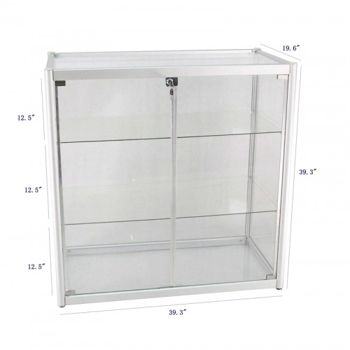 Clear Cabinet Acrylic Display Removable Shelf Case Plexiglass Showcase with Lock and Key Transparent Fixturedisplays