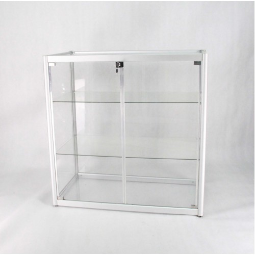 FixtureDisplays Clear Cabinet Acrylic Display Removable Shelf Case