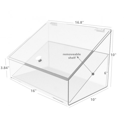 Plexiglass Lucite Clear Acrylic Nesting Candy Bulk Bin Container Box D –  FixtureDisplays