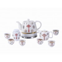 FixtureDisplays 1.2 Quarts Ceramic Electric Tea Kettle