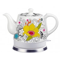 Fixturedisplays 1 qt. Ceramic Electric Tea Kettle 15001