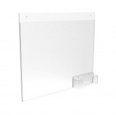 FixtureDisplays 1PK 11X17 Clear Polystyrene Sign Holder Picture