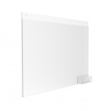 5.5 x 8.5 Clear Acrylic Sign Holder with Slant Back Design Portrait,  Vertical Picture Frame