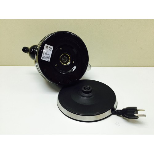 FixtureDisplays® Teapot Ceramic Electric Kettle Warm Plate, Blue Polka Dot  Decor, Gift, New,13582