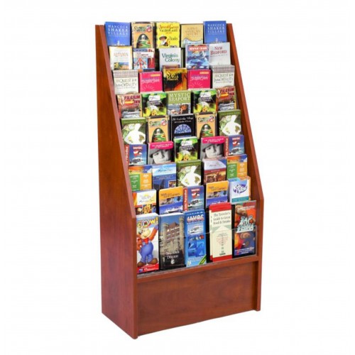 Fixturedisplays 4-Tiered 18 Wire Rack for Tabletop Use, 2.5 Open Shelves, with Header - Black 119362