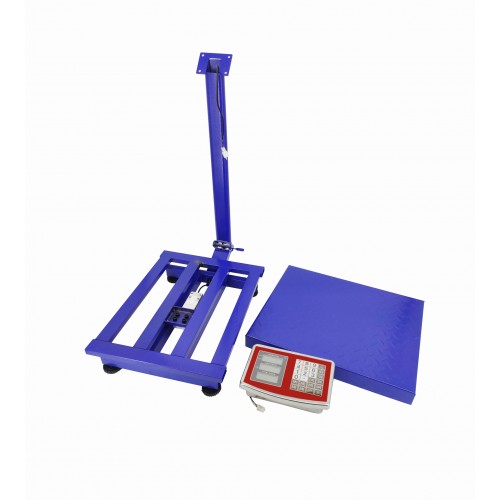 660 Lbs Platform Scale 16X20 Flat Bed With Price Cost Calculator, Floor  Heavy Duty Folding Scale, High-Definition Lcd Display, Luggages Packages  Meat