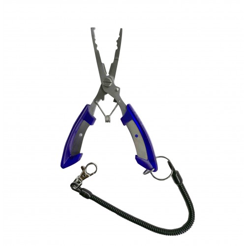 H1 Fishing Pliers Stainless Steel Tools with Sheath Lanyard 6.3in 16978