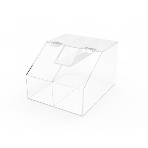 Plexiglass Lucite Clear Acrylic Nesting Candy Bulk Bin Container Box Display