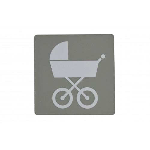 Fixturedisplays Grey Stroller Location Sign Restaurant Stroller