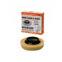 FixtureDisplays® Jumbo Flange & Gasket With Urethane 04510-BLACKSWAN-1PK