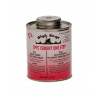 FixtureDisplays® CPVC Cement One Step (Red) - Medium Bodied 1 pt. Each 07215-BLACKSWAN-12PK