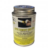 FixtureDisplays® CPVC Cement One Step (Yellow) - Medium Bodied 1/4 pt. Each 07220-BLACKSWAN-1PK