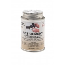 FixtureDisplays® ABS Cement (Black) - Medium Bodied 1 gal. Each 07280-BLACKSWAN-1PK