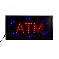 FixtureDisplays® Bright LED ATM SIGN ANIMATED NEON LIGHT CHAIN 100705