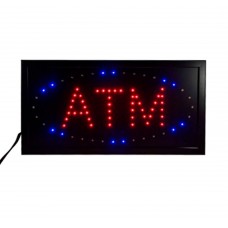 FixtureDisplays® Bright LED ATM SIGN ANIMATED NEON LIGHT CHAIN 100705