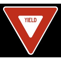 FixtureDisplays® R1-2 Yield Sign 30