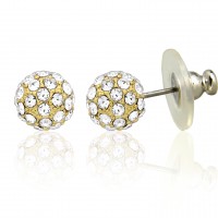 E213 Forever Gold Plated Cluster Ball Earrings102859-Gold