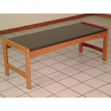 FixtureDisplays® Coffee Table w/ Black Granite Look Top 1040255