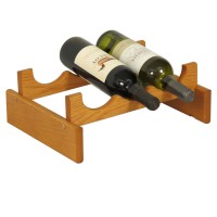 FixtureDisplays® 3 Bottle Dakota Wine Rack  104470