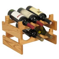 FixtureDisplays® 6 Bottle Dakota Wine Rack  104472