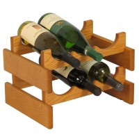 FixtureDisplays® 6 Bottle Dakota Wine Rack  104474