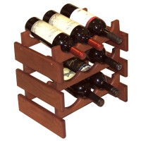 FixtureDisplays® 9 Bottle Dakota Wine Rack  104477