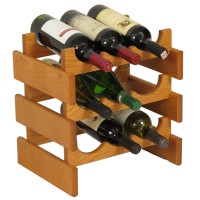 FixtureDisplays® 9 Bottle Dakota Wine Rack  104478