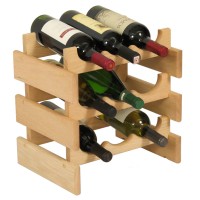 FixtureDisplays® 9 Bottle Dakota Wine Rack  104479