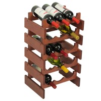 FixtureDisplays® 15 Bottle Dakota Wine Rack  104485