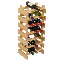 FixtureDisplays® 21 Bottle Dakota Wine Rack  104495