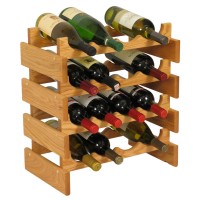 FixtureDisplays® 16 Bottle Dakota Wine Rack  104508