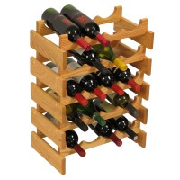 FixtureDisplays® 20 Bottle Dakota Wine Rack  104512