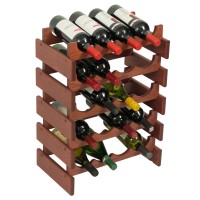 FixtureDisplays® 20 Bottle Dakota Wine Rack  104513