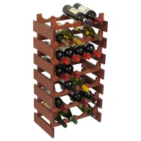 FixtureDisplays® 28 Bottle Dakota Wine Rack  104521