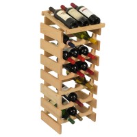 FixtureDisplays® 21 Bottle Dakota Wine Rack with Display Top  104547