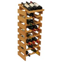 FixtureDisplays® 24 Bottle Dakota Wine Rack with Display Top  104548