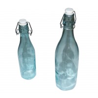 FixtureDisplays® 12-PC-Decorative Glass Bottle-Dispenser Italian Bottle 10572-KIT