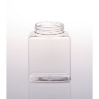 FixtureDisplays® 20oz PVC Small Squares Jar - 90pk 106117 Pre-order only.Minimumapply.