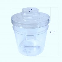 FixtureDisplays® 151oz PVC Tubs Jar - 20pk 106131 Pre-order only.Minimumapply.