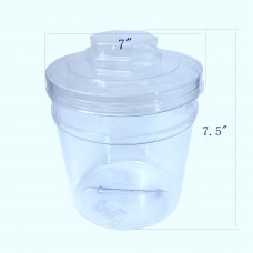 FixtureDisplays® 151oz PVC Tubs Jar - 20pk 106131 Pre-order only.Minimumapply.