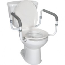 Drive Medical Toilet Safety Rail RTL12087, White 1119158