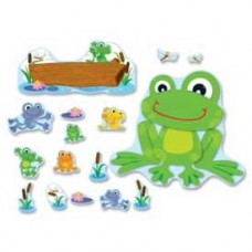 Carson-Dellosa® Funky Frogs Bulletin Board Set, 47 Pieces/Set 1119229