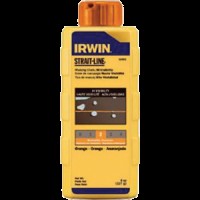 Irwin 64905ZR 8 oz. Fluorescent Orange Straight-Line Hi-Visibility Chalk Refill 117160