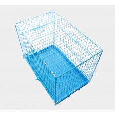 FixtureDisplays® Pet Folding Dog Cat Crate Cage Kennel w/ Tray Carrier 11970-3