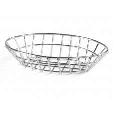 Oval Wire Basket - Stainless Steel 119966