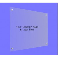 FixtureDisplays® Corporate Sign Area Name Plate Office Name Sign Service Menu Poster Holder 12080