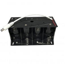 FixtureDisplays® D1 Battery Housing Battery Pack Holder DC Connector Hard Plastic Battery Housing 13159