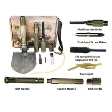 FixtureDisplays® Multifunctional Shovel Survival Tool Auto Safety Accessories 13580