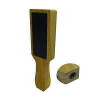 FixtureDisplays® Wooden Beer Tap Handle Kit with Two Small Black Chalkboard 14009